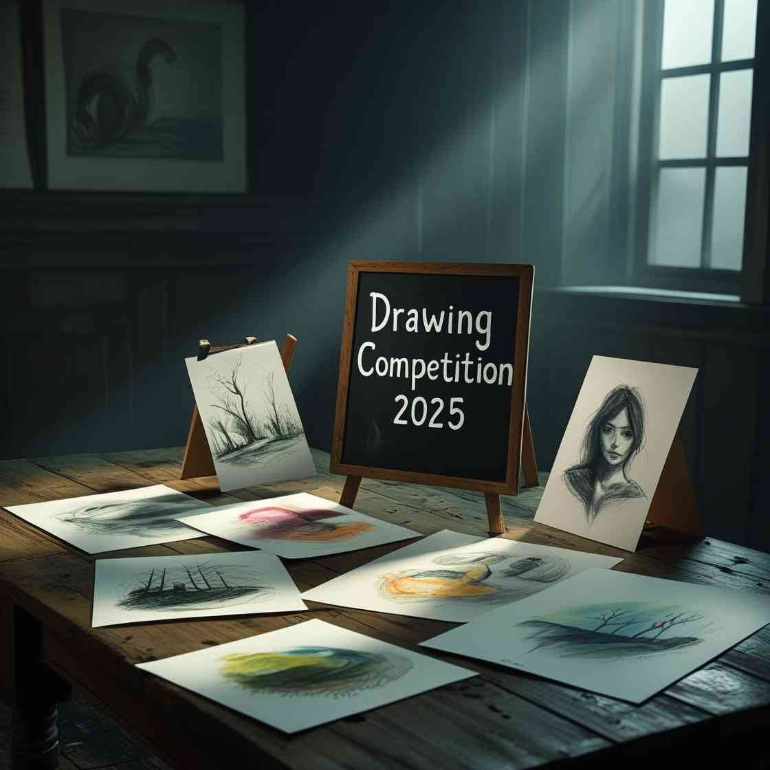 Drawing Competition 2025 - Online art contest with sketch and painting submissions