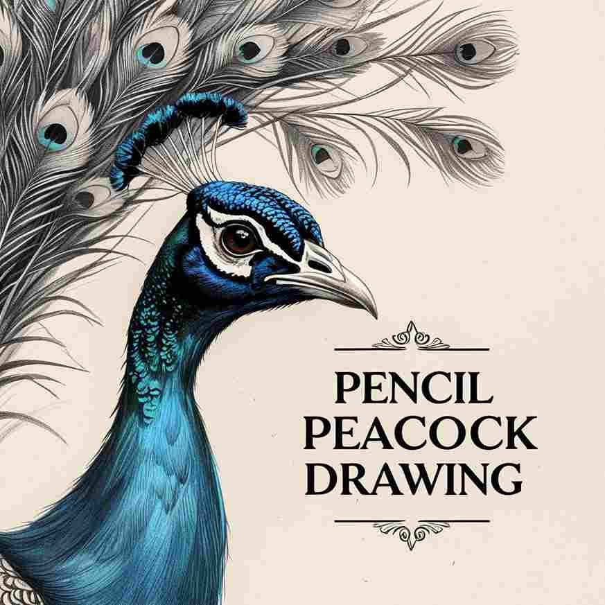 Pencil Peacock Drawing