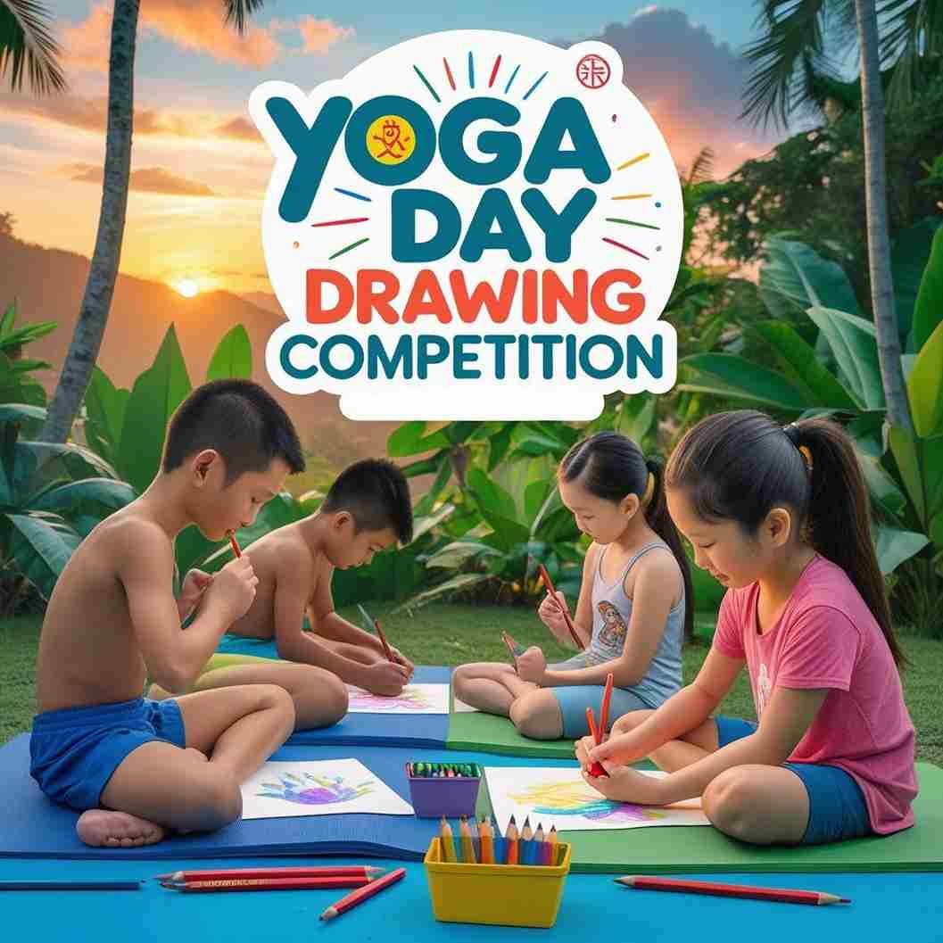 Yoga Day Drawing Competition