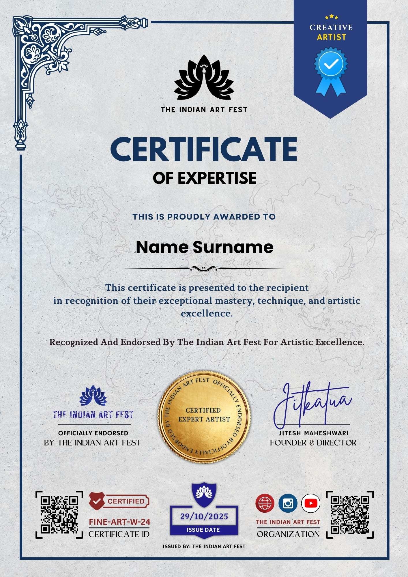 EX Certificate